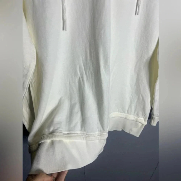 Athleta Sundown Alliance Pullover Hooded Sweatshirt Ivory Size Small - Picture 5 of 8